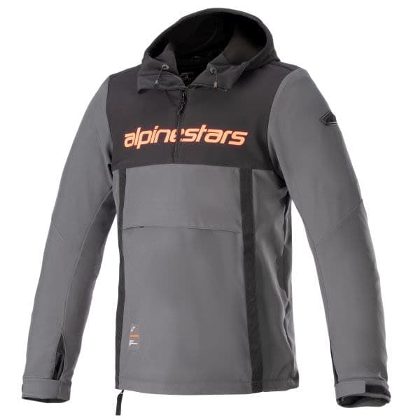 ALPINESTARS SHERPA HOODIE Black, Dark grey, Fluorescent, Red