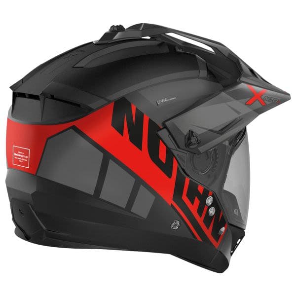 NOLAN N70-2 X Black, Grey, Matt, Red