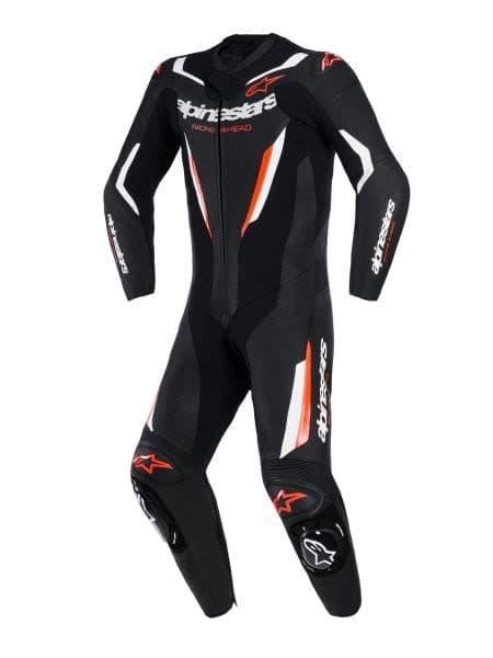 ALPINESTARS GP FORCE V2 1 PC Black, Fluorescent, Red, White