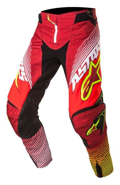 ALPINESTARS MX TECHSTAR FACTORY Fluorescent, Red, White, Yellow