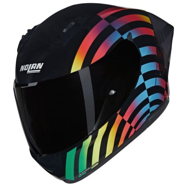 NOLAN N60-6 Sport Black, Rainbow