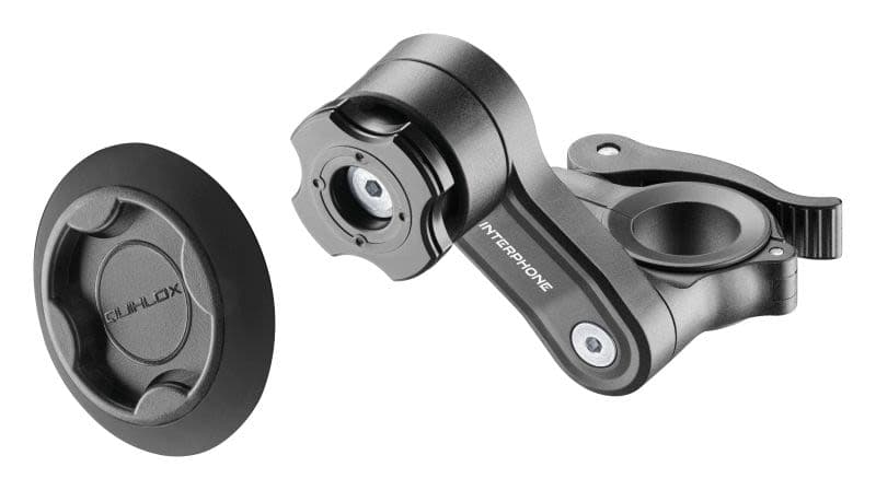 INTERPHONE QUIKLOX PAD + QUIKLOX HANDLEBAR Black