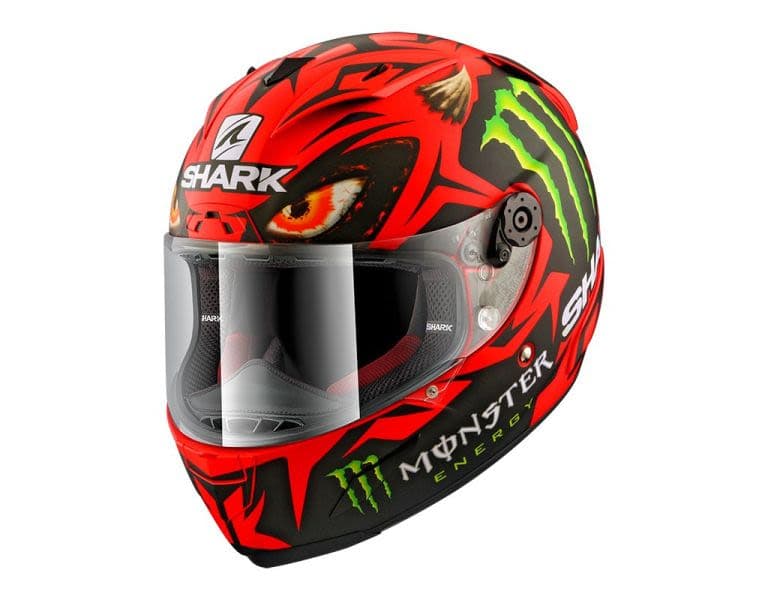 SHARK RACE-R PRO Black, Matt, Red, White