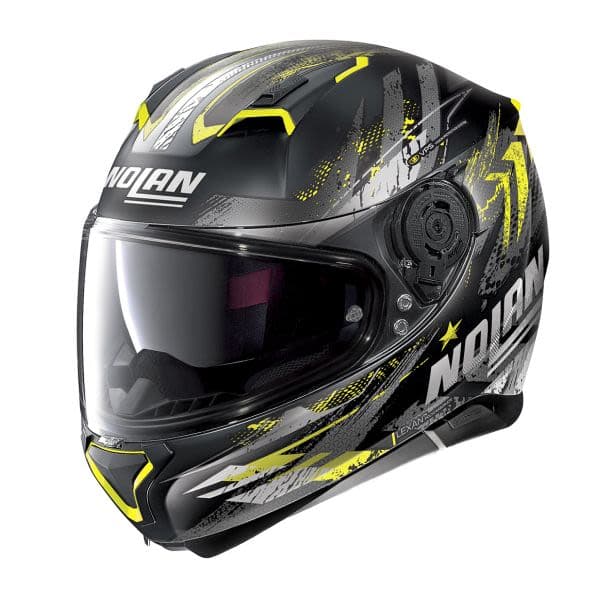 NOLAN N87 Black, Grey, Matt, Yellow