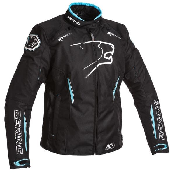 BERING Textile jackets Turquoise, White