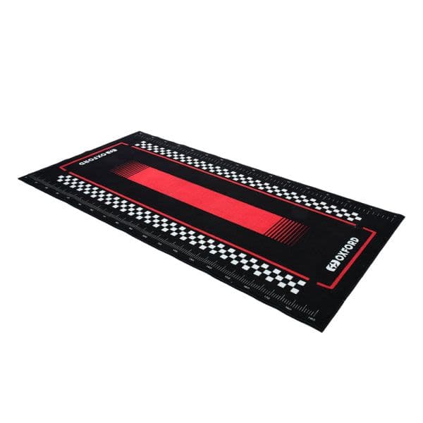 OXFORD Garage mat Black, Red